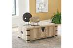 Calaboro Light Brown Lift-Top Coffee Table