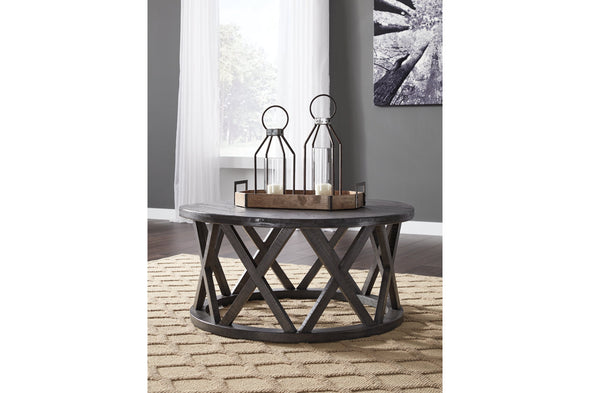 Sharzane Grayish Brown Coffee Table -  - Luna Furniture