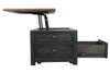 Tyler Creek Grayish Brown/Black Coffee Table with Lift Top -  - Luna Furniture