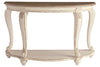 Realyn White/Brown Sofa Table -  - Luna Furniture