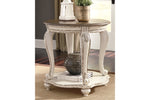 Realyn White/Brown End Table -  - Luna Furniture