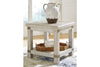 Carynhurst White Wash Gray End Table -  - Luna Furniture