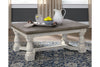 Havalance Gray/White Coffee Table -  - Luna Furniture