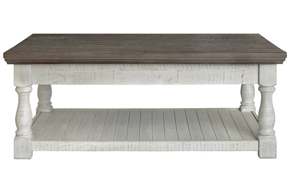Havalance Gray/White Lift-Top Coffee Table -  - Luna Furniture