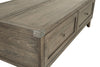 Chazney Rustic Brown Coffee Table with Lift Top -  - Luna Furniture
