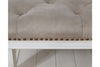 Kanwyn Whitewash Upholstered Ottoman Coffee Table -  - Luna Furniture