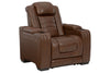 Backtrack Chocolate Power Recliner -  - Luna Furniture