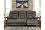 Wurstrow Smoke Power Reclining Sofa -  - Luna Furniture
