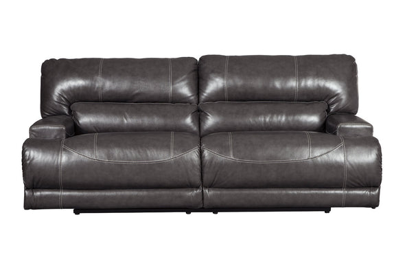 McCaskill Gray Reclining Sofa -  - Luna Furniture