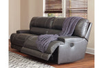 McCaskill Gray Reclining Sofa -  - Luna Furniture