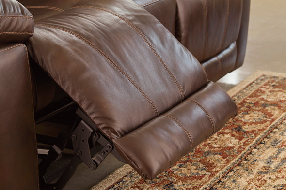 Edmar Chocolate Power Reclining Living Room Set - Luna Furniture