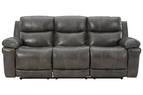 Edmar Charcoal Power Reclining Sofa -  - Luna Furniture