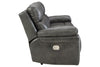 Edmar Charcoal Power Reclining Sofa -  - Luna Furniture