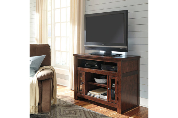 Harpan Reddish Brown 42" TV Stand -  - Luna Furniture