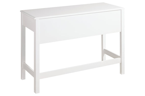 Othello White Home Office Desk -  - Luna Furniture