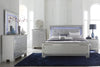 Allura Silver LED Upholstered Panel Youth Bedroom Set - Luna Furniture