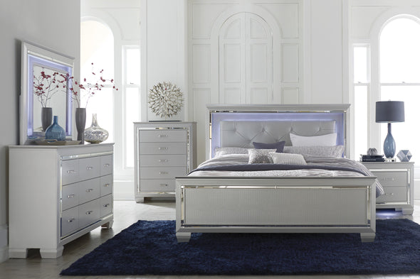 Allura Silver Chest - Luna Furniture