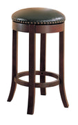 Aboushi Swivel Bar Stools with Upholstered Seat Brown (Set of 2) - 101060 - Luna Furniture