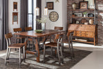 Holverson Rustic Brown Counter Height Set