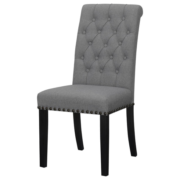 Alana Upholstered Tufted Side Chairs with Nailhead Trim (Set of 2) - 115162 - Luna Furniture