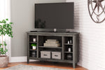 Arlenbry Gray Corner TV Stand - W275-67 - Luna Furniture