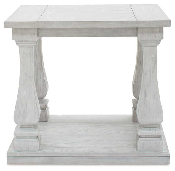 Arlendyne Antique White End Table - T747-3 - Luna Furniture