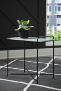 Ashber White/Black Accent Table - A4000609 - Luna Furniture