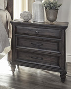 Avenue 3-drawer Nightstand Weathered Burnished Brown - 223032 - Luna Furniture