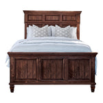 Avenue Eastern King Panel Bed Weathered Burnished Brown - 223031KE - Luna Furniture
