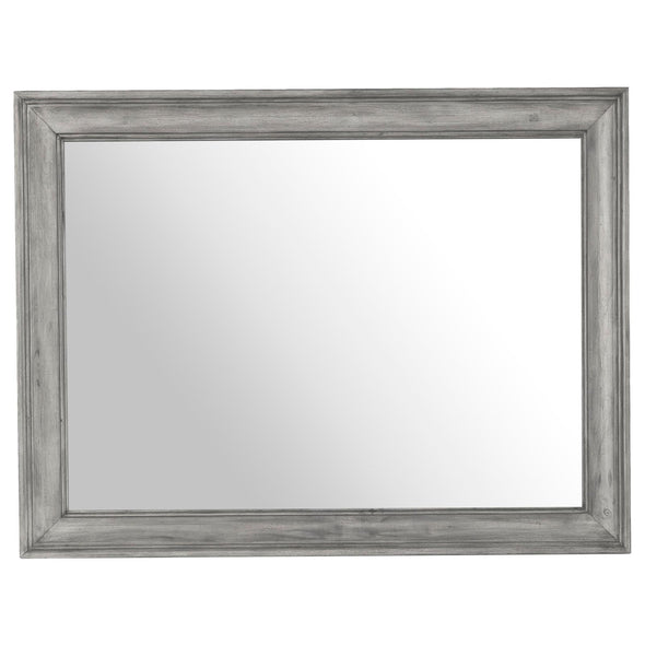 Avenue Rectangular Dresser Mirror Grey - 224034 - Luna Furniture