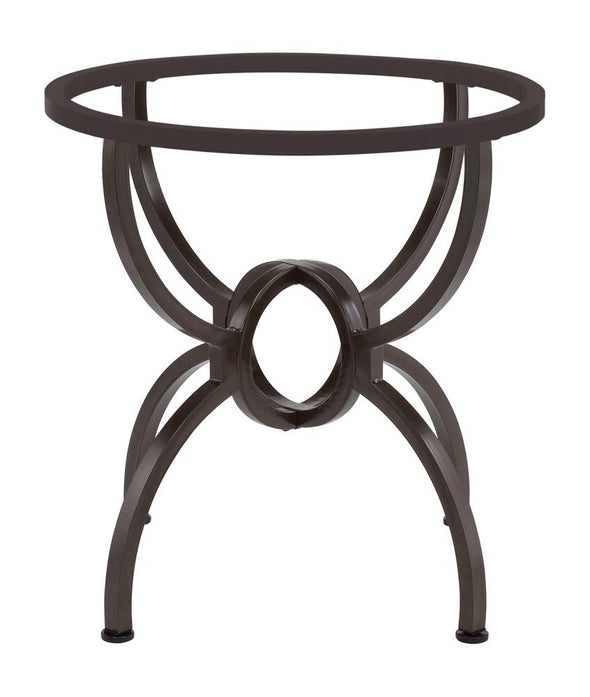 Aviano Dining Table Base Gunmetal - 108291 - Luna Furniture