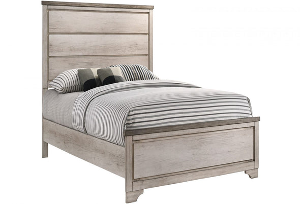 Patterson Driftwood Gray Panel Youth Bedroom Set - Luna Furniture