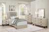 Whiting Cream Twin Panel Bed - Luna Furniture