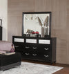 Barzini 7-drawer Rectangular Dresser Black - 200893 - Luna Furniture