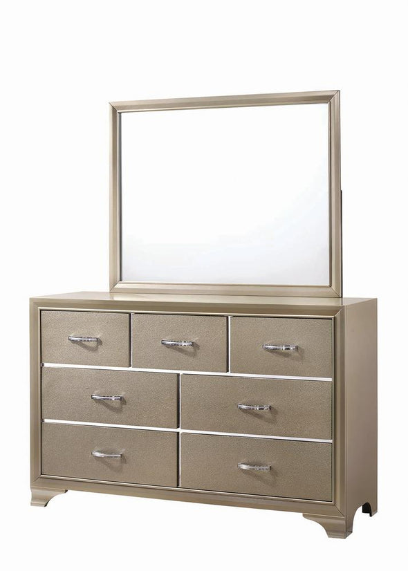Beaumont 7-drawer Rectangular Dresser Champagne - 205293 - Luna Furniture