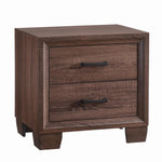 Brandon 2-drawer Nightstand Medium Warm Brown - 205322 - Luna Furniture