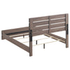 Brantford Eastern King Panel Bed Barrel Oak - 207041KE - Luna Furniture