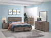 Brantford Eastern King Storage Bed Barrel Oak - 207040KE - Luna Furniture