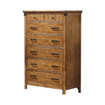 Brenner 7-drawer Chest Rustic Honey - 205265 - Luna Furniture