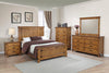 Brenner Eastern King Panel Bed Rustic Honey - 205261KE - Luna Furniture
