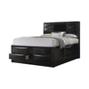 Briana Queen Platform Storage Bed Black - 202701Q - Luna Furniture