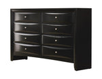 Briana Rectangular 8-drawer Dresser Black - 200703 - Luna Furniture
