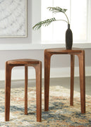 Brynnleigh Medium Brown Accent Table (Set of 2) - A4000607 - Luna Furniture