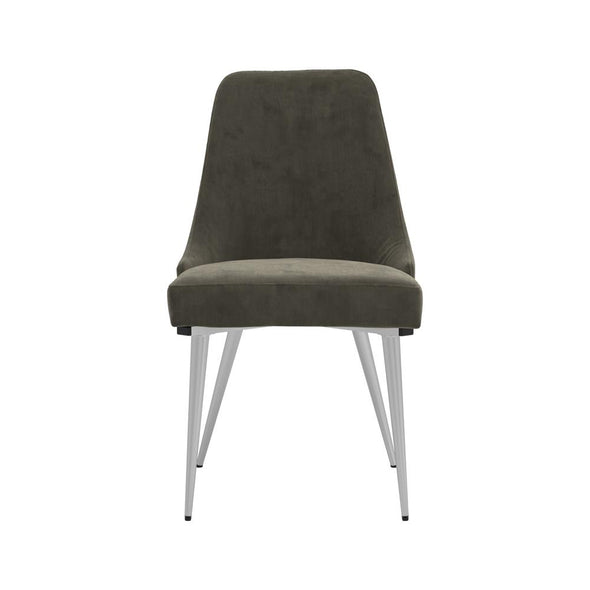 Cabianca Curved Back Side Chairs Grey (Set of 2) - 191442 - Luna Furniture