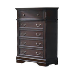 Cambridge 5-drawer Rectangular Chest Cappuccino - 203195 - Luna Furniture