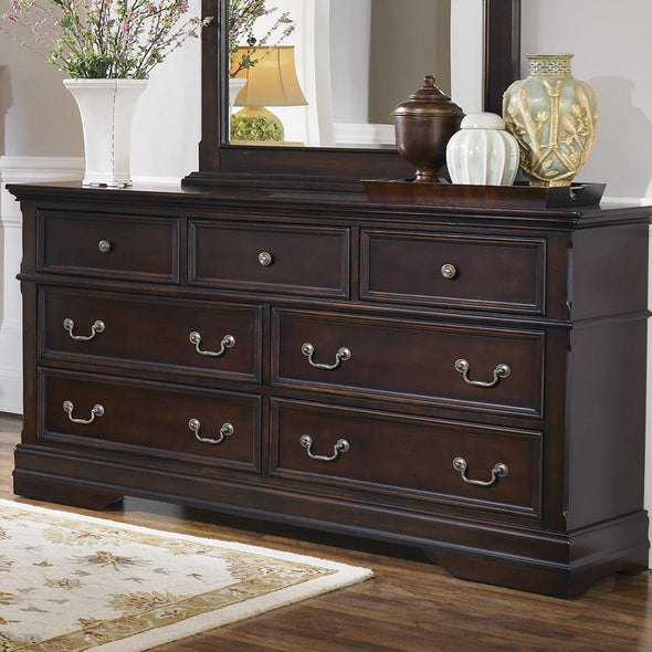 Cambridge 7-drawer Rectangular Dresser Cappuccino - 203193 - Luna Furniture