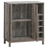 Cheyenne 2-door Wine Cabinet with Stemware Rack Weathered Acacia - 183600 - Luna Furniture