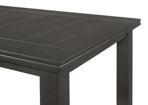Dalila Rectangular Plank Top Dining Table Dark Grey - 102721GRY - Luna Furniture