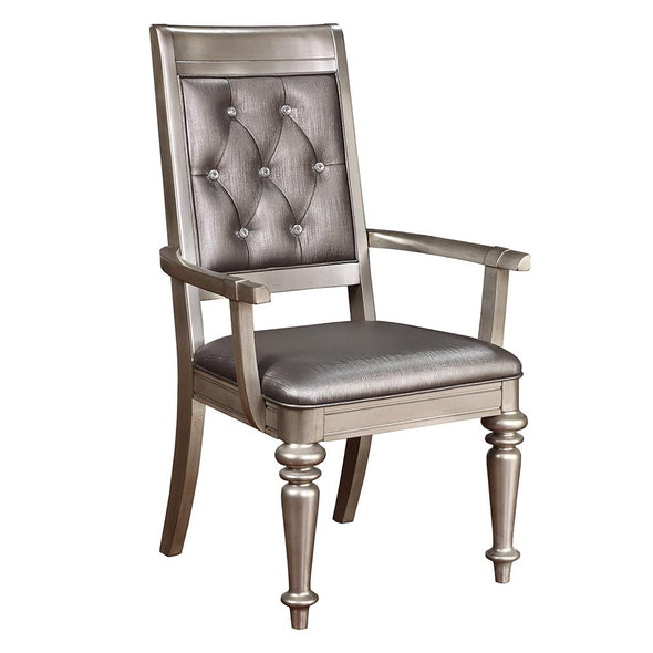 Danette Open Back Arm Chairs Metallic (Set of 2) - 106473 - Luna Furniture