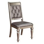 Danette Open Back Side Chairs Metallic (Set of 2) - 106472 - Luna Furniture